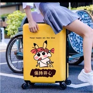 plain travel luggage 22inch ABS material suitcase