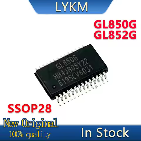 5·PCS New GL850G GL852G SSOP28 USB 2.0 central controller chip In Stock