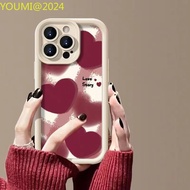 Red Heart Soft Casing Suitable for Realme 5/5 10 Realme 7/8 7PRo 6 Pro 7i 8i C2 C35 C55 C33 C30 C31 