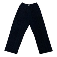 狀況極佳 ▲ 三宅一生 PP11-JF433 PLEATS PLEASE PLEASE 寬褲，黑色，2 碼，日本製造，正品，女款。