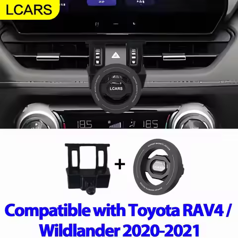 Lcars Magnetic Car Phone Holder 360 ° Free Rotation, Essential for Driving Navigation, Compatible wi