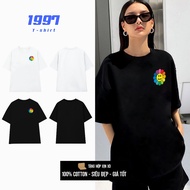 DREW 2-way smiley face t-shirt, cool, stylish DREW flower t-shirt, Drew men's shirt DREW002