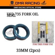 [REPAIR KIT] USD GOLD FORK 735MM Fork Oil Seal & Dust Cover (33mm)