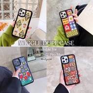 Wiggle Dupe Case Boba Daisy Flower Puzzle Chess iPhone 7-12 Pro Max