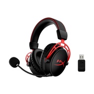 Hyperx Cloud Alpha Wireless Gaming Headset 300-Hour Battery Life DTS Headphone Audio Dual Chamber Drivers Noise Canceling Mic