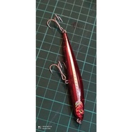 JASMINE KINGDOM HIGH QUALITY FISHING LURE Fire Red 95mm 19G Slow Sinking Pencil Lure