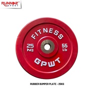 Rubber Bumper Weight Plate - 25KG