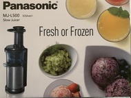 Panasonic MJ-L500 Slow Juicer (慢榨榨汁機）