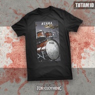 T-shirt Tama Drum - Drum - Music - Ready Stock (TBTAM1D) Tor Clothing