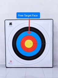 ARCHERY TARGET  BUTT DIMENSION 75CM x 75CM X 15CM + FREE TARGET FACE
