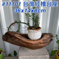 【元友】現貨 #11101 M 台灣紅檜 台座 藝品 盆栽 天然孔洞有好康 重油 香味 天然樹根部料 （抹水照）