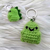 GANTUNGAN DINO KEYCHAIN / DINO KEYCHAIN / CROCHET KEYCHAIN / DINO KEYCHAIN / DINO CROCHET / KNITTED 