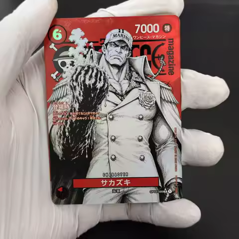 New Proxy One Piece Card OPCG TCG Magazine Sketch Series Hancock Sabo Ace Kuzan Shanks Whitebeard Ho