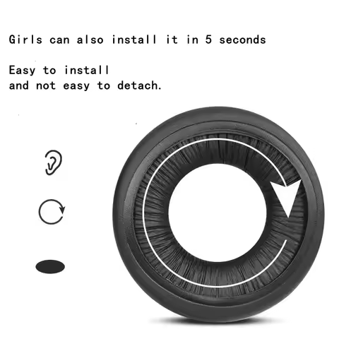 Ear Pads Cover Earpads for Sony WH-CH510 CH500, Sony MDR-ZX110/MDR-ZX330 Headphones Earmuff Earphone