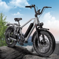 Adult Electric Bicycles, 750W Peak Motor, 20MPH 40Miles Range Electric Bike For Adults, 48V 15AH Bat