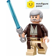 sw0552 Lego Star Wars 75173 75159 75052 75221 - Obi Wan Kenobi Minifigure w Lightsaber - New