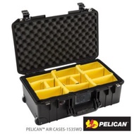 【現貨】美國 PELICAN 1535 AIR 隔板輪座拉桿氣密箱 防撞 道具箱 攝影箱 (黑色)