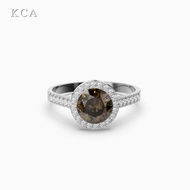 KCA DALEYA Smokey - 925 Sterling Silver Ring