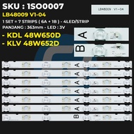 SONY TV BACKLIGHT 48 Inchsony KDL-48W650D KLV-48W652D LB48009 V1-04
