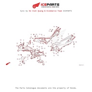 Main Side Cover(Fs150Fn,Fs150Fan) (F-44-11-A) HONDA Winner X (2022+) (K2P) Parts Catalogue