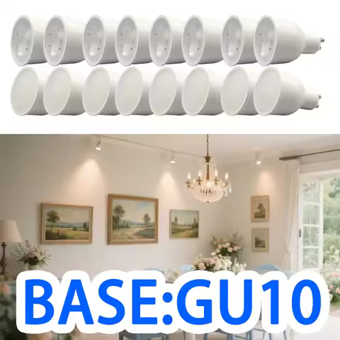 10Pack LED Spotlight Lamp GU10 Bulb 12W 38 120 Bean Angle Leds 3000K 4000K 6000K Cool Lighting for H