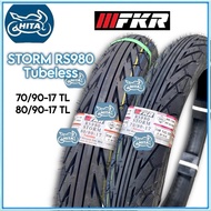 FKR TUBELESS TAYAR RS980 70/90-17& 80/90/17