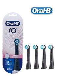 Oral B io mild soft cleaning toothbrush replacement head 4 black
