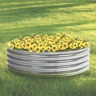 Galvanized Steel Metal Flower Bed Anti-corrosion Anti-rust Detachable Flowerpot American Pastoral Co