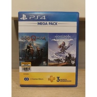 BD PS4 Game Mega Pack God of War Gow and Horizon cassettes