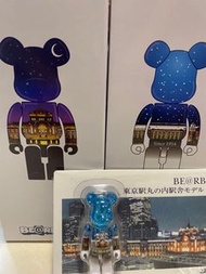 Bearbrick (bearbrick) Tokyo staton snow night 東京車站