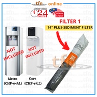 Original Ckoway Water Filter Penapis Air 14" Metro (CHP-04AL), Core  (CHP-671L), 11" Villaem (CHP08A