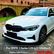 Car Front Bumper Lip Splitter Spoiler Diffuser Guard For BMW 3 Series G20 G21 330e 320d 318d 330d 3