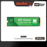 WD Green SN3000 M.2 2280 PCIE Gen4 x4 NVMe SSD