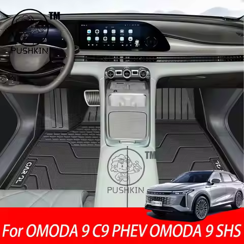 RHD LHDFor OMODA 9 C9 PHEV OMODA 9 SHS 2026 2025 TPE Floor Mats Dirt-resistant Foot Carpet Floor Cov