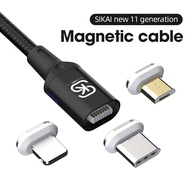 Magnetic 5A Super Fast Charger Cable For HUAWEI Type C Charging For Samsung For XiaoMi Mobile Vivo flashcharge