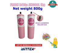 FREON R410A KALENG 1KG | PREON R 410A JINCOOL KEMASAN KALENG NET WEIGHT 800GRM | PREON AC R410 KALEN
