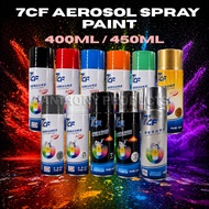 7CF Spray Paint 400ML / 450ML Standard Color Matt Color Aerosol Spray Paint