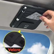 Car Card Holder Sun Visor Organizer For Mazda CX3 CX5 CX8 CX30 Mazda 2 3 6 Sunvisor Ticket Sunglasse