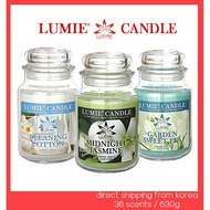 [KOREA] LUMIE Candle 630g Large Jar scented candle Aromatic candle Candle warmer