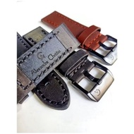 ALEXANDRE CHRISTIE ORIGINAL LEATHER WATCH STRAP, ALEXANDRE CHRISTIE ORI LEATHER STRAP