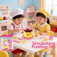 Pudding Feeding Toy Pudding Jelly Set Pretend Play Play House Toys Simulation Pudding Toy Kids