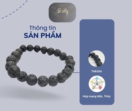 Vòng Tay Phong Thủy Đá Tektite Vt-28 Olwen