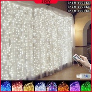 300 LED Curtain Light Romantic Curtain 3Mx3M Led Curtain Lights Flashing Waterfall Window Decoration