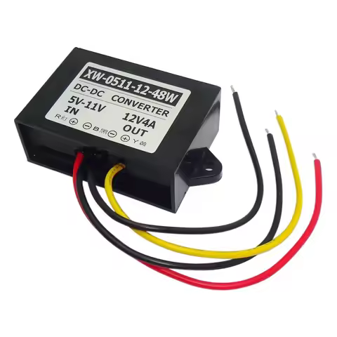 DC Boost Converter DC DC Step Up Converter 5V 6V 7V 8V 9V 10V 11V To 12V 4A 48W Step Up Power Supply