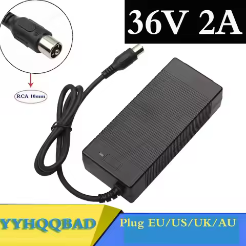YYHQQBAD 36V 2A lead acid battery charger electric scooter ebike wheelchair Charger lead-acid batter