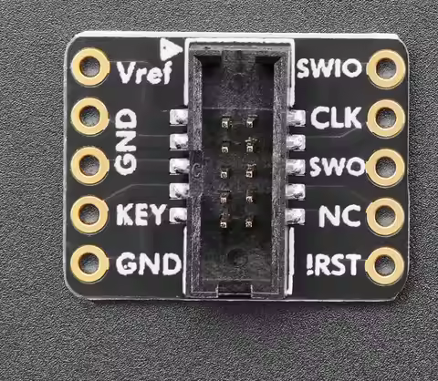 2743 Daughter Cards & OEM Boards SWD (2x5 1.27mm) Cable Breakout Board 10PIN 1.27MM JTAG TO 10PIN 2.