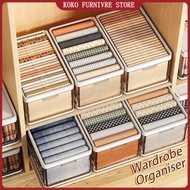 Pants organiser  foldable storage box Wardrobe cupboard  Drawer foldable storage box Foldable clothi