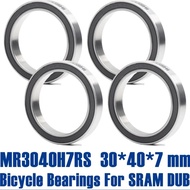 MR3040H7-2RS Ball Bearing 30*40*7 mm 4 PCS Steel Ball Double Sealed