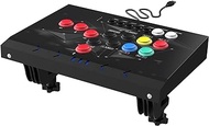 NBCP Arcade Fight Stick - Hitbox arcade fighting Joystick -Street Fighter Games Controler with Turbo for PS3, Nintendo Switch, PC Windows (7/8/10/11), Android TV Box,Raspberry Pi,NEOGEO Mini