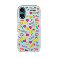 HI-SHIELD Stylish เคสใสกันกระแทก iPhone รุ่น Happy Smile7 [เคส iPhone16  iPhone15  iPhone 14]